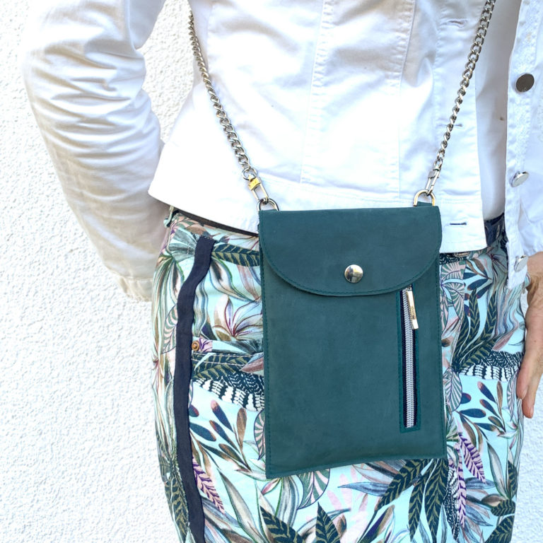 POPSEWING DIY Ledertasche Set – Crossbody Umhängetasche Zum Selbernähen, Inkl. Werkzeug & Tutorial