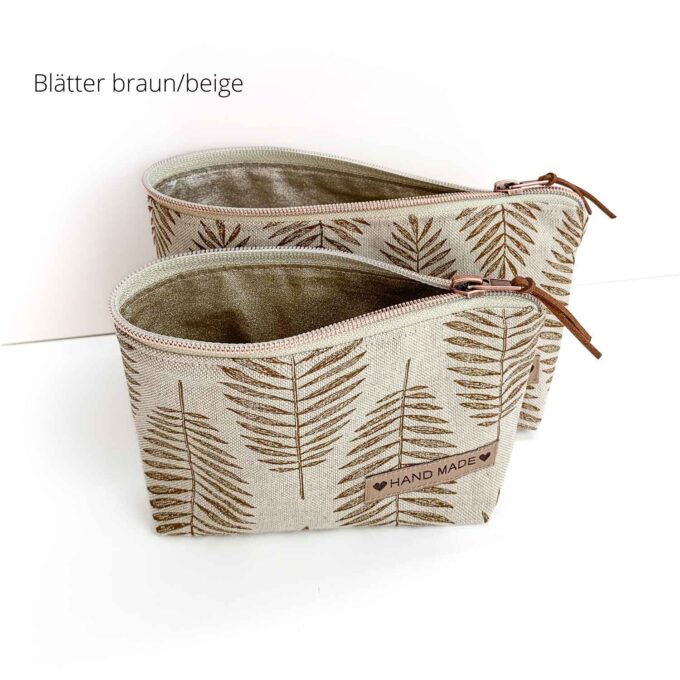 Nähpaket Kosmetiktasche, zugeschnitten und mit Anleitung – Bild 12